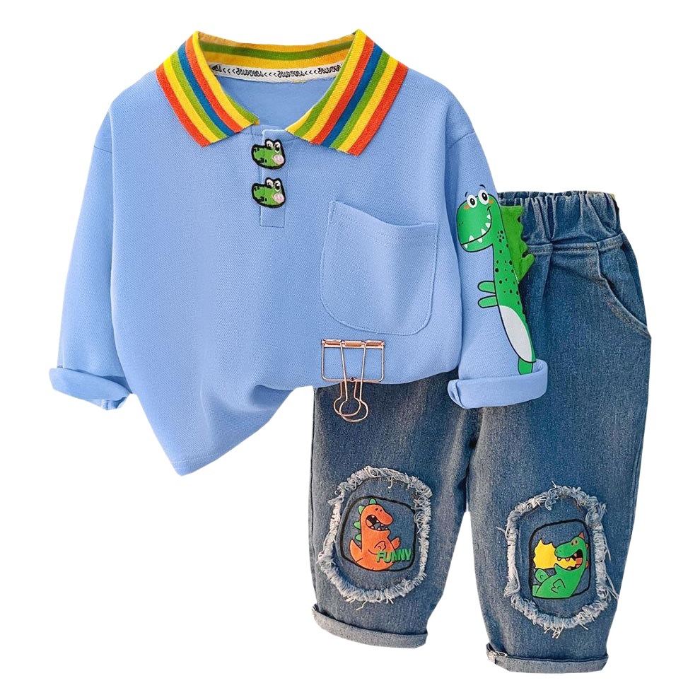 Foreign trade children's clothing baby clothes autumn cute lapel long sleeve suit male baby tide a generation of boys clothes