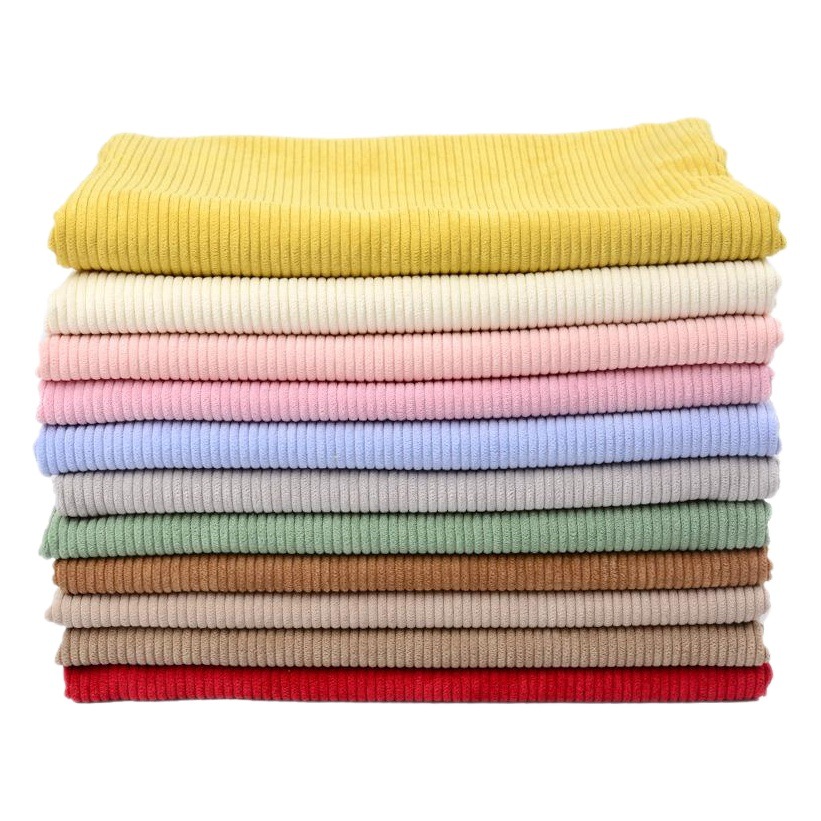 Corduroy fabric velvet corduroy shirt coat sweater clothing fabric solid color cotton-padded jacket pants sofa cover cloth