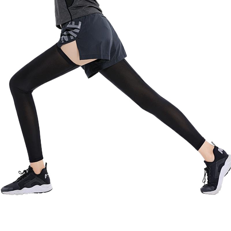 Cross-border Hot Cycling Leg Cover Ice Silk Sun Protection Leg Cover Outdoor Sports Bicycle UV Protection Lycra Leg Cover