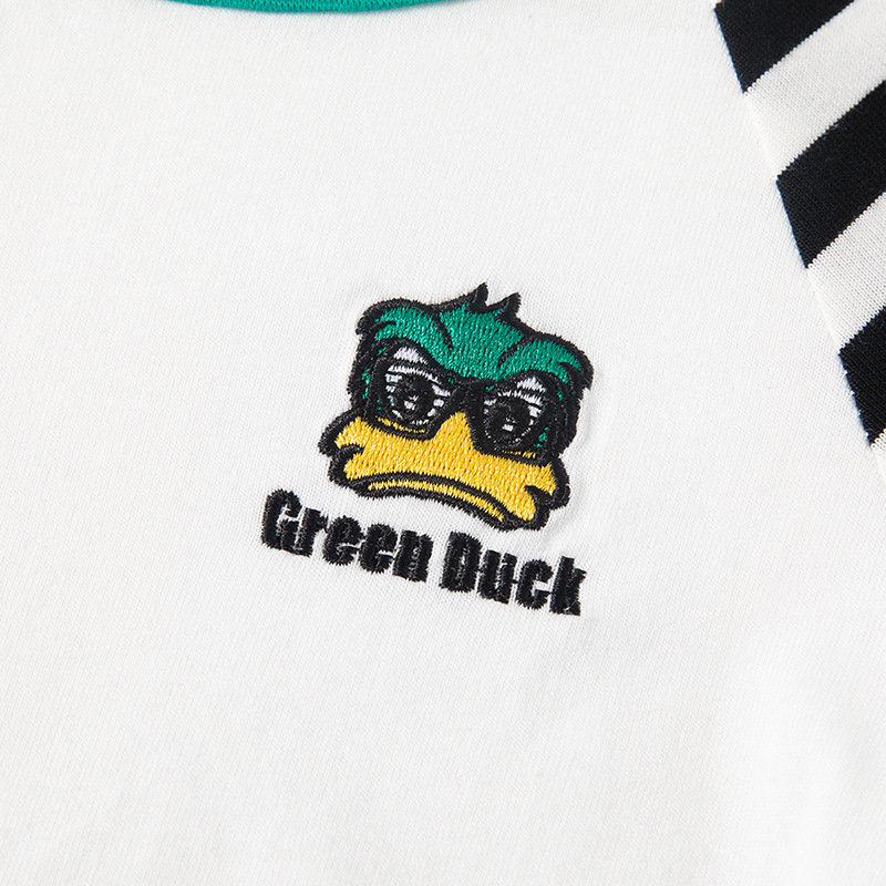 Picture of be top Autumn Children's cotton long sleeve T-shirt boys spring round neck children's clothing baby cartoon embroidery striped tide