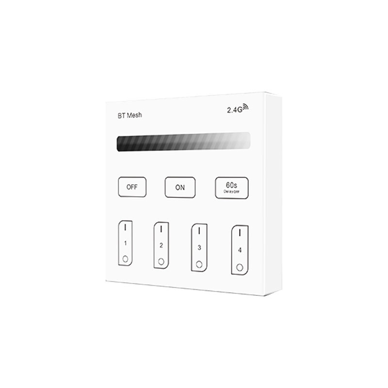Picture of Touch 86 Panel Bluetooth 2.4g Grouping Rgb Monochrome Lighting Controller Led Wireless Smart Control Intelligent Light Control