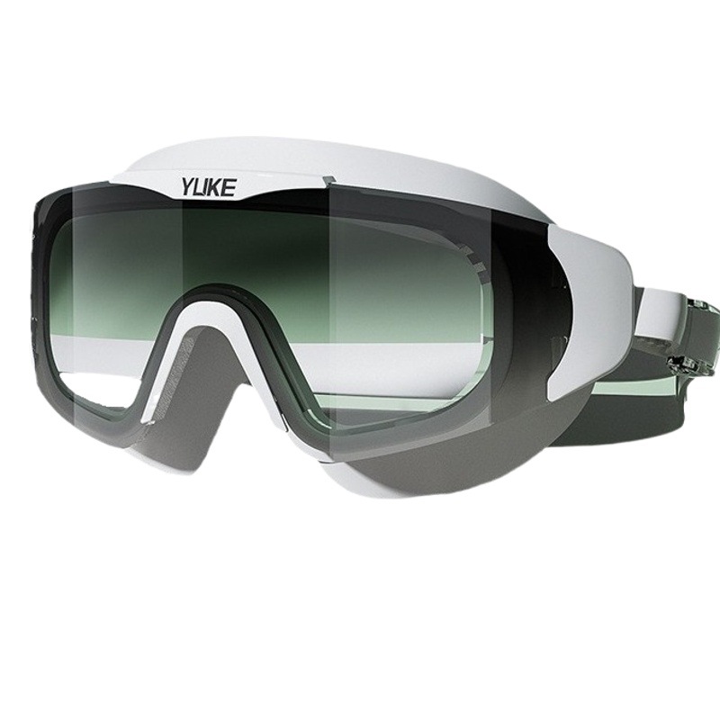 Swimming goggles waterproof anti-fog HD Professional large frame diving swimming glasses myopia men and women swimming cap suit swimming equipment