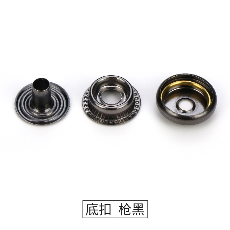 Picture of Metal snap button lower three pieces 203#201# invisible child and mother buckle coat jacket leather luggage accessories button