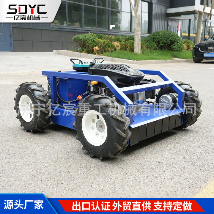 Export remote control lawn mower crawler wheel type multi-functional orchard weeder wasteland mower self-propelled remote control mower
