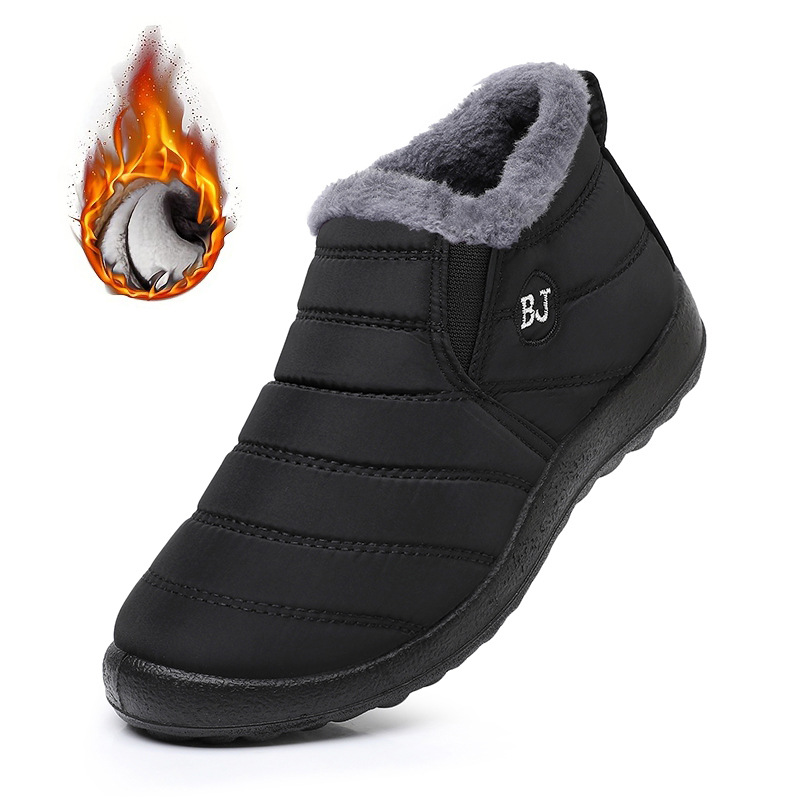 Picture of Cross-Border Dropshipping Cotton Shoes, Winter Snow Boots, Fleece-Lined Thick Cotton Boots, Ultra-Light Warm Casual Walking Shoes, Lightweight and Warm