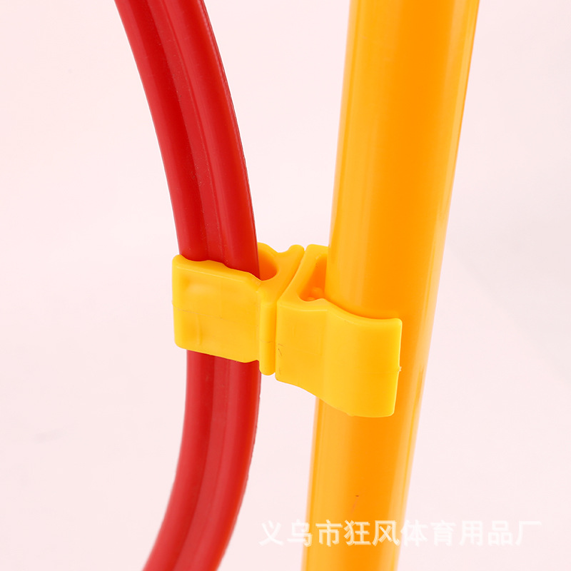 Picture of Mark Rod clip pipe clamp body energy ring clip Mark rod connection rotating clip Football Mark Rod supporting