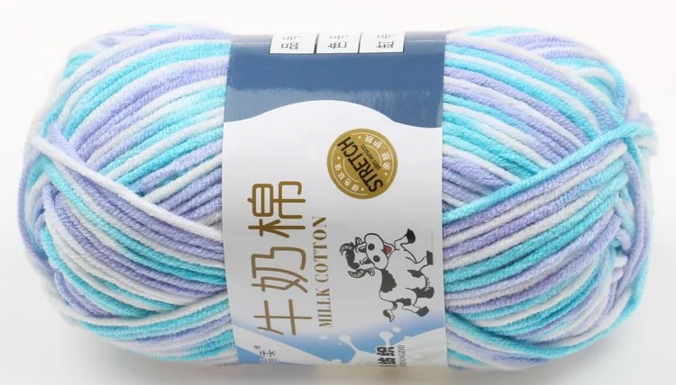 Picture of Tufted wool five-strand milk cotton wool crochet handmade DIY doll woven cushion hook shoe thread manufacturers wholesale