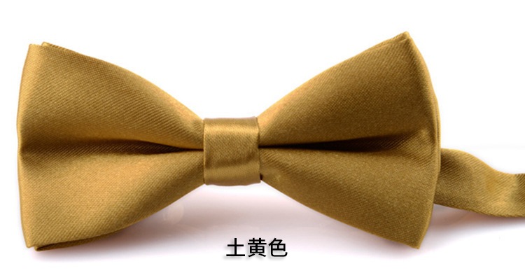 Picture of Korean Style Imitation Silk Bow Tie Men's and Children's Fashionable baby Solid Color Bow Tie Bow Tie Kindergarten Primary School Students Bow Tie
