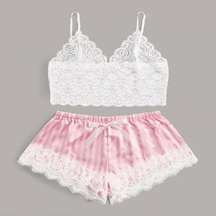 Picture of Amazon Explosions Pajamas Silk Home Wear Underwear Nightdress ebay European and American Manufacturers