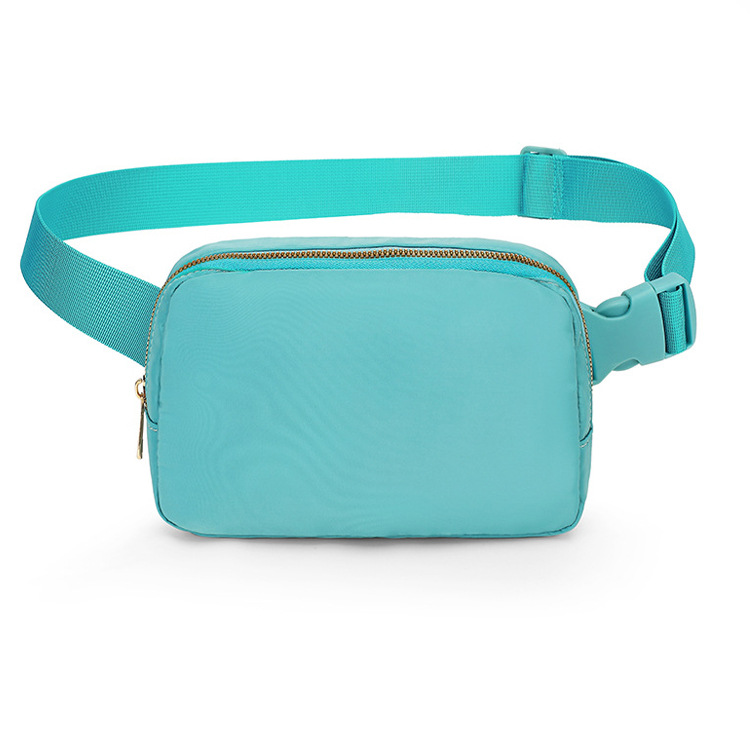 Picture of Amazon Outdoor Running Waist Bag Lulu Same Style Crossbody Bag Chest Bag for Men and Women Fashionable Nylon Waterproof Sports Waist Bag