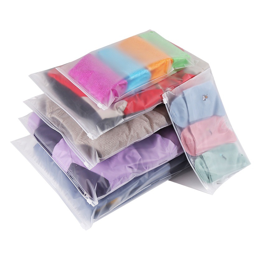 Wholesale Transparent Eva Packaging Zipper Bag Intimates Packaging Bag Clothing Packaging Bag Sealed Clothing