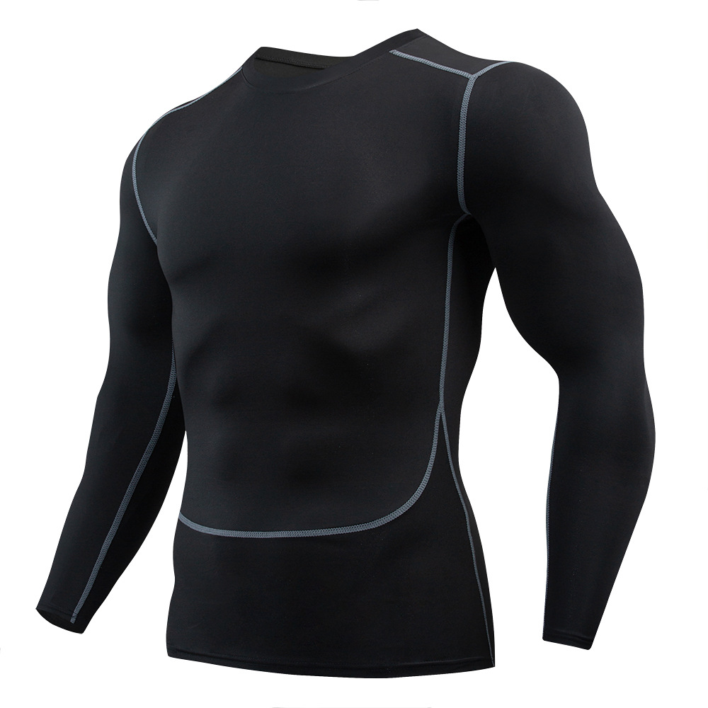 Picture of Amazon Sports Tight Pants American Men's Fitness Running Pants PRO Quick-drying Basketball Cropped Leggings Cross-border