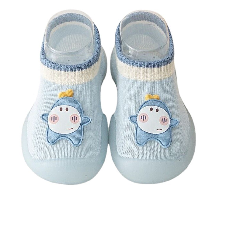 Baby Toddler Shoes, Non-Slip Soft Sole Baby Shoes, Breathable Mesh Socks, One-Step Shoes for Boys and Girls, Spring and Summer 1 Year Old