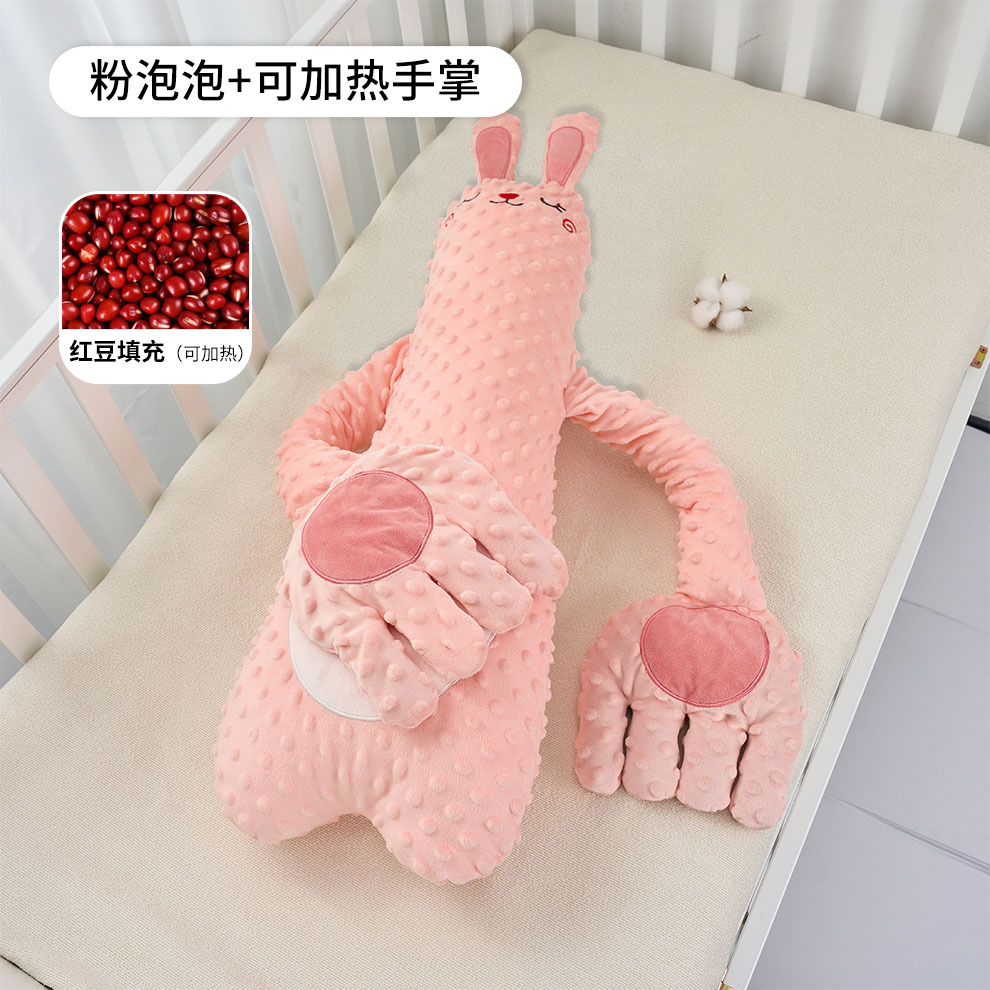 Picture of Baby soothing palm baby pillow to hug sleep pat to coax baby artifact newborn anti-startled lying sleep soothing pillow