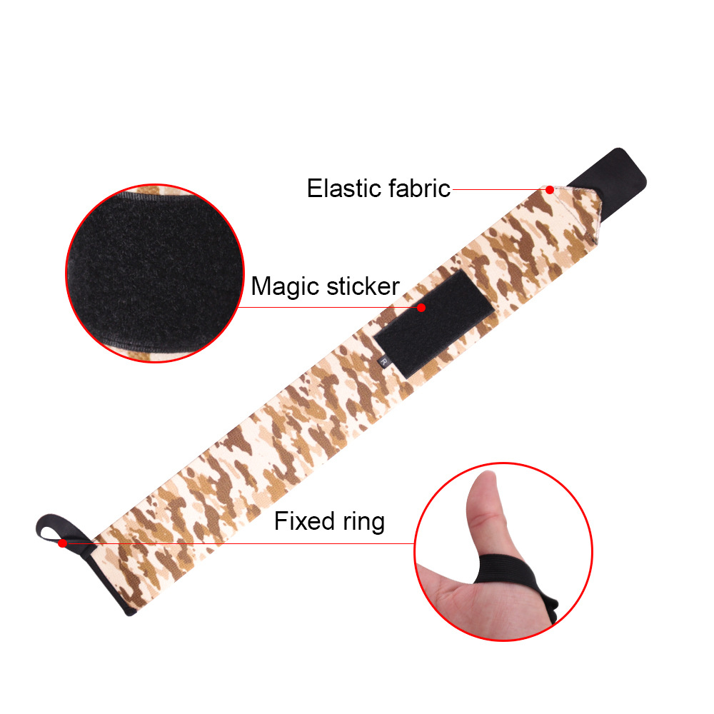 Picture of Pressurized wristband nylon pressurized camouflage winding wristband weightlifting basketball booster band fitness bandage wristband wholesale