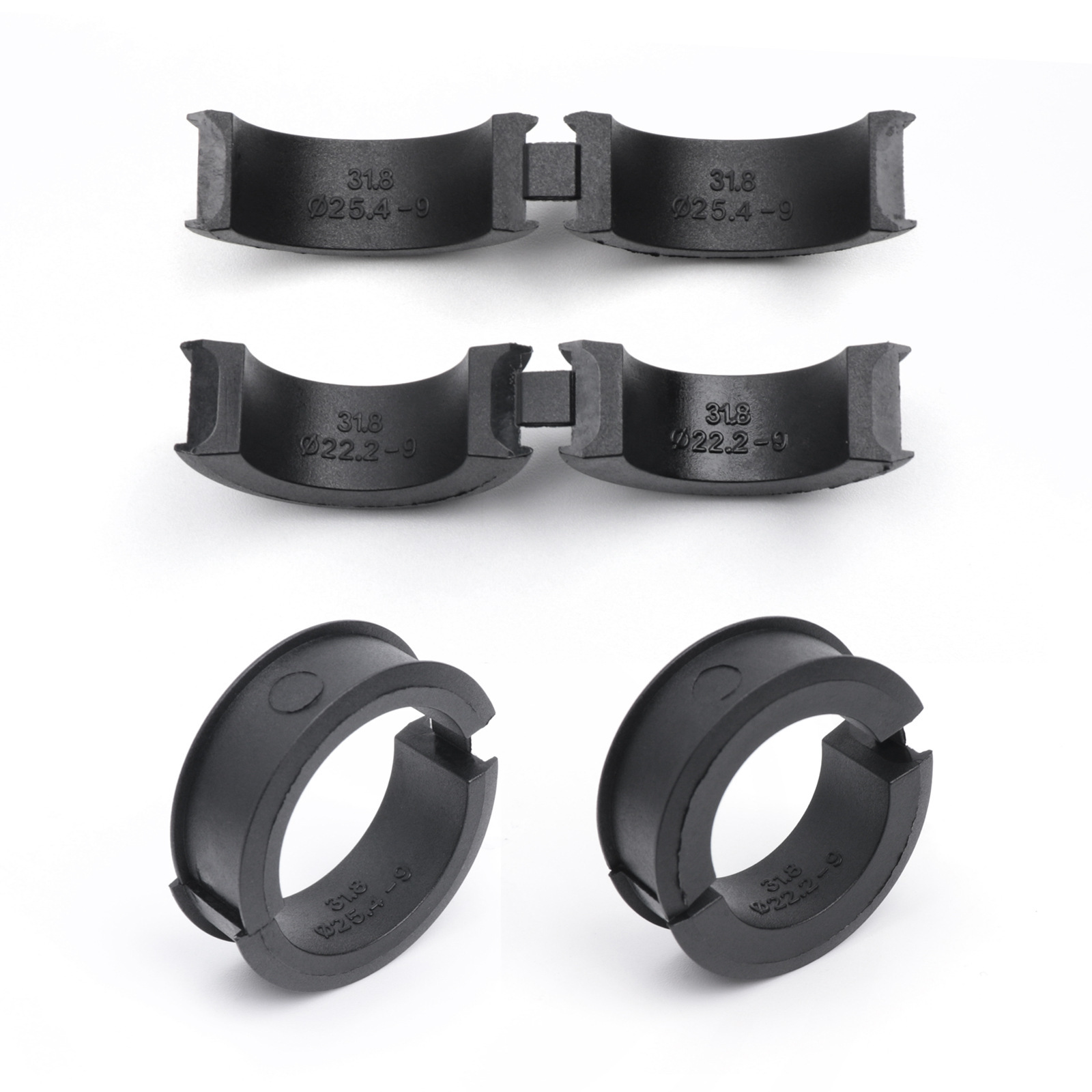 Size watch frame reducing washer 31.8 turn 25.4 22.2 folding bicycle handle washer mobile phone frame extension rubber pad