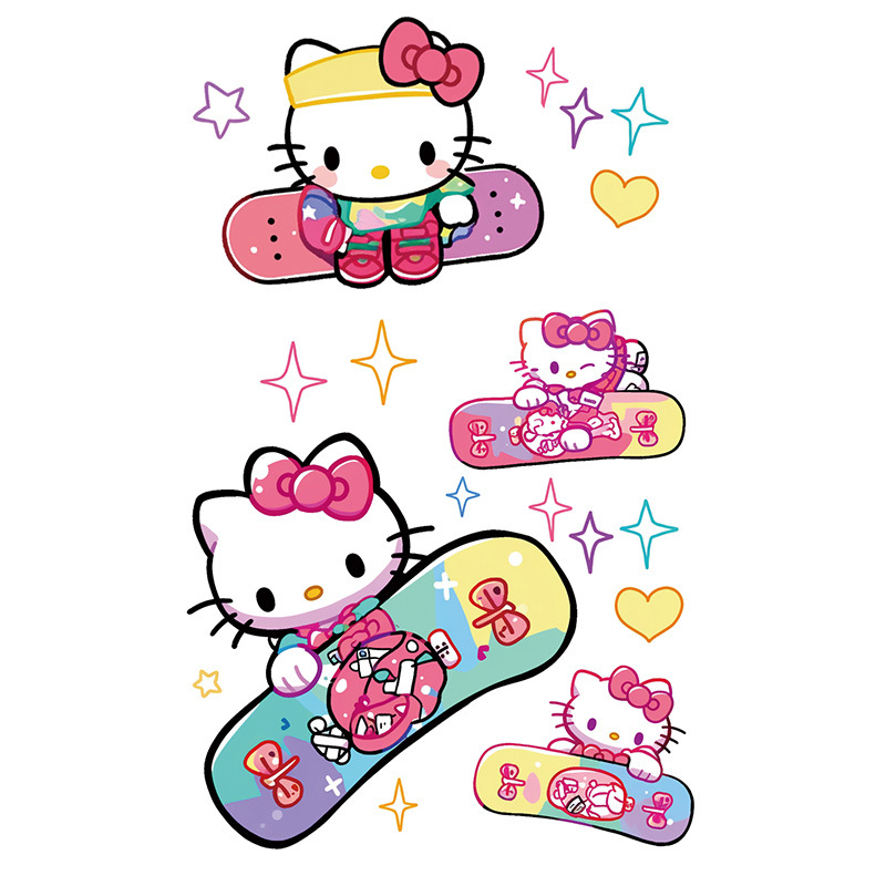 Picture of Cute luminous cartoon cartoon tattoo stickers men and women children arm shoulder fluorescent pattern waterproof long lasting students