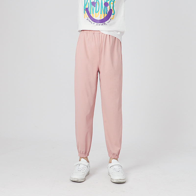 Picture of Summer Korean version of the new boys sports anti-mosquito pants large children thin ice silk quick-drying pants girls pants wholesale