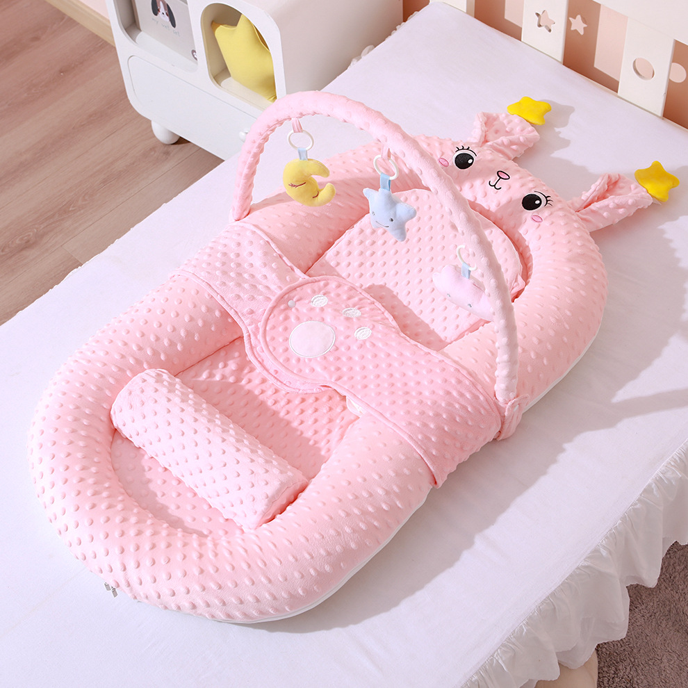 Picture of Bed-in-bed baby newborn baby anti-startling soothing bed slope sleeping mat bionic landing wake up to coax sleep artifact