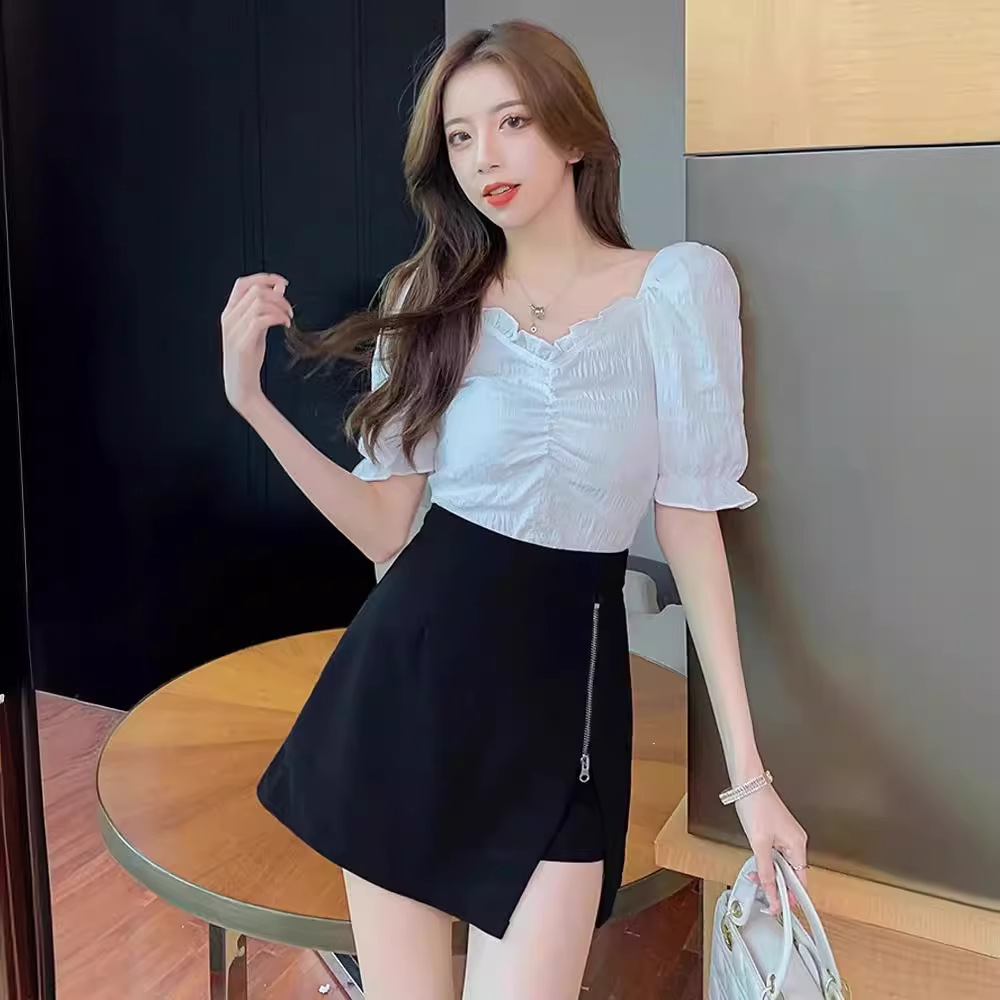 plus size Women's 2024 Summer New Style Chubby Sister Fashionable Elegant High Waist Skirt Loose All-match Age-reducing Skirt