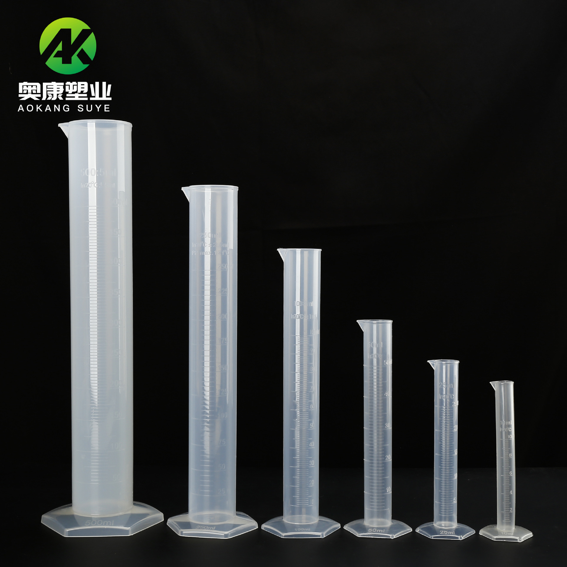 Picture of 10/50/100/250/500/1000ml Plastic Pp Graduated Cylinder Measuring Cup Measuring Cylinder Laboratory