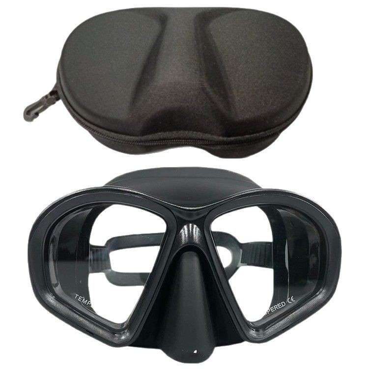 New diving glasses adult swimming glasses goggles silicone diving mask diving mirror tempered glass frog mirror