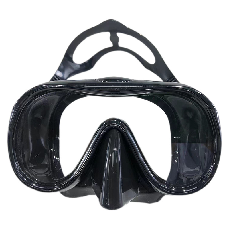 Picture of New diving goggles large frame HD adult snorkeling mirror tempered glass liquid silicone mask diving equipment