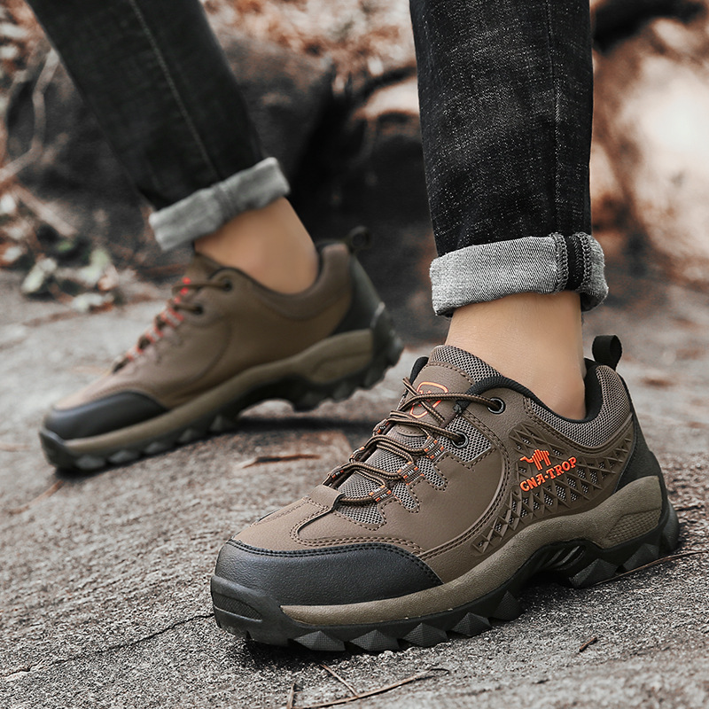 Picture of Outdoor Hiking Shoes Wear-resistant Non-slip sneaker Soft Sole Travel Hiking Shoes Men's Casual Shoes Work Labor Protection Shoes