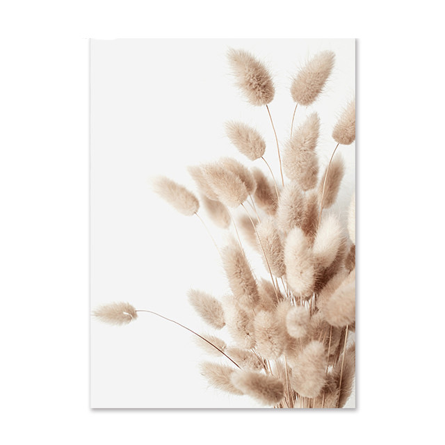 Picture of Amazon Fashion Poster Grass Reed Wall Painting Peony Flower Fashion Poster Citation Figure Girl Bedroom Decoration