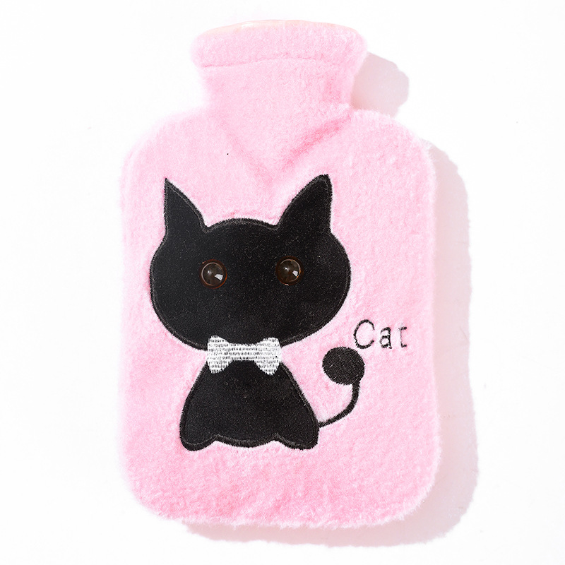 Picture of Cross-border Cartoon Hand Warmer Large Fleece Set Simple Winter Warm Water Bag Cute Student Plush Water Injection Hot Water Bag