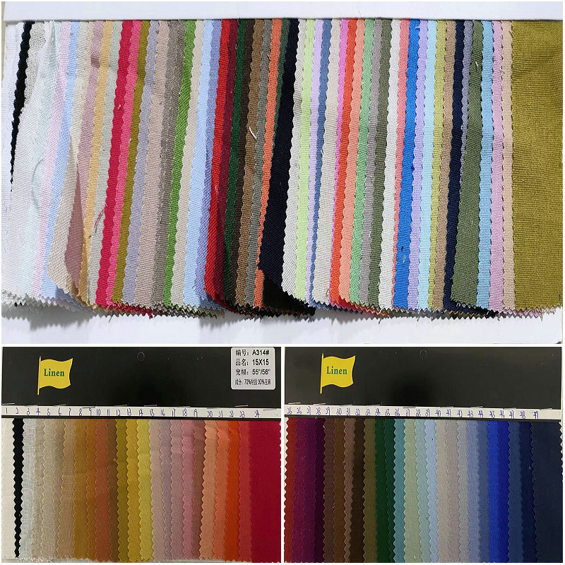 1515 sticky linen fabric sticky linen pants fabric sticky linen clothing fabric 15 thick linen