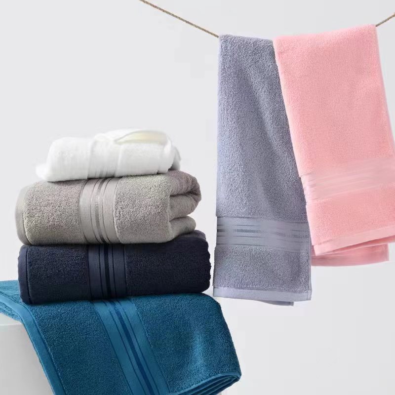 Picture of Cotton Thickened Large 70*150 Adult Large Towel Tube Top Bath Towel Soft Absorbent Men's Hotel Bath Face Towel