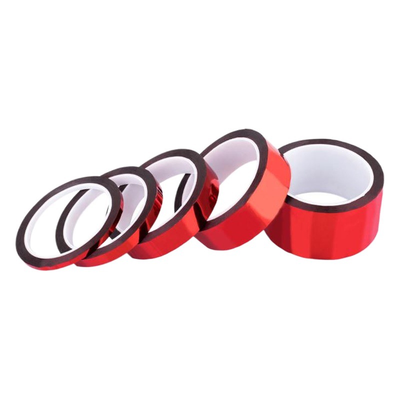 Picture of Red tape wedding decoration tape electroplating red DIY handmade stickers lace packaging tape wholesale