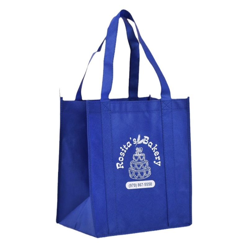 Wholesale portable non-woven bag large capacity color storage bag shopping bag folding clothing gift bag custom printed lg