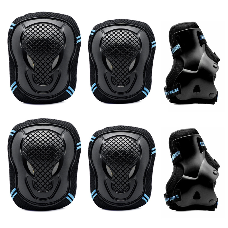 Beginner roller skates anti-drop protective gear suit bicycle skateboard protection hands and feet knee adult helmet sports elbow protector