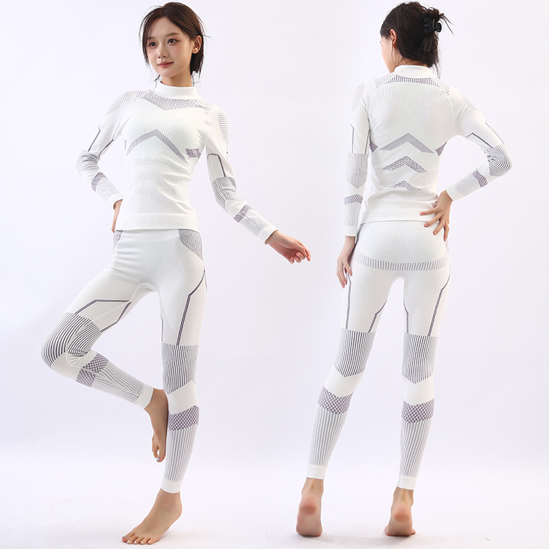Ski Quick-drying Underwear Warm Compression Perspiration Breathable Women's Men's Outdoor Mountaineering Sportswear Functional Tight suit