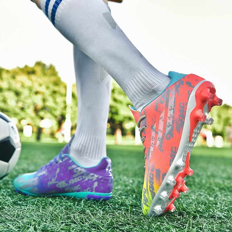 Picture of World Cup Mandarin Duck Primary School Children and Teenagers Broken Nails Spikes Outdoor Spikes School Competition Training Football Shoes
