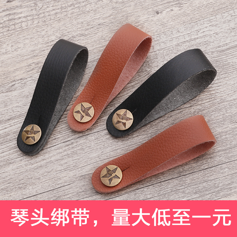 Folk Wood electric guitar neck strap guitar bass ukulele universal strap piano headband microfiber headband
