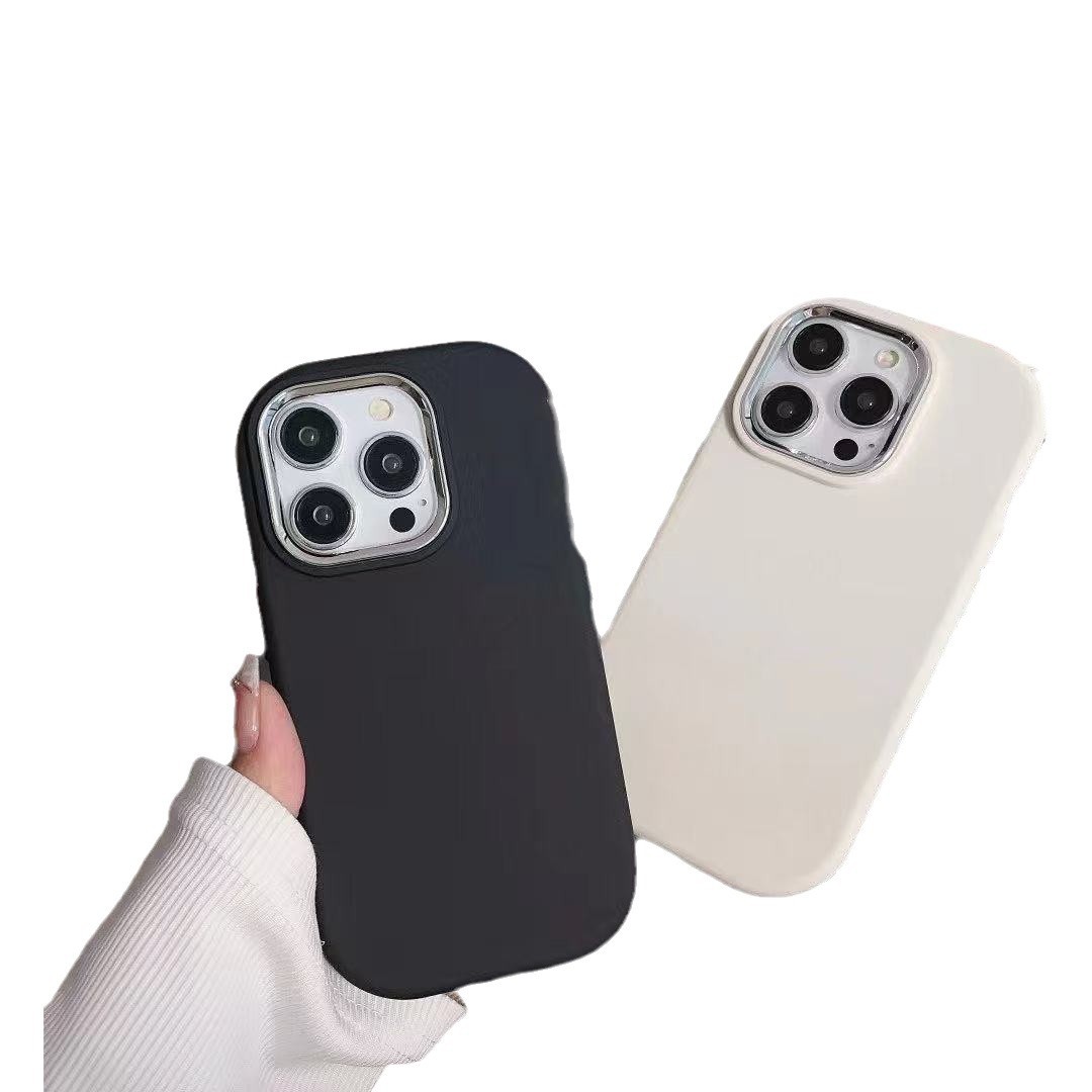 Picture of Solid Color Chubby Girl for Apple 16pro Phone Case New 15promax Electroplated 14/13/12 Drop-resistant 11x