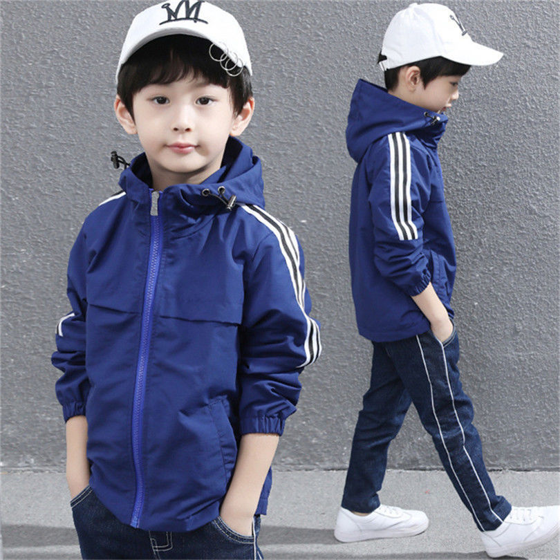 Boys' Spring Wear Thin Children's Wear Coat 2022 New Children's Wear Large Children's Boy's Spring and Autumn Casual Coat