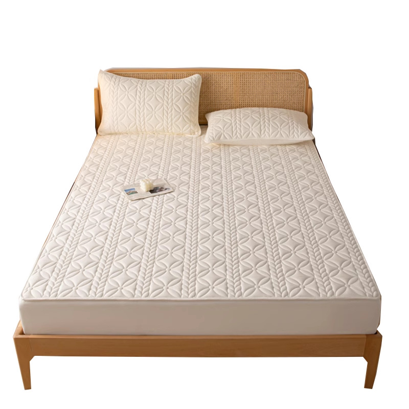 Picture of Waterproof urine-proof bed hat single piece thickened Simmons mattress protector all-inclusive bedspread 2024 new all-season universal
