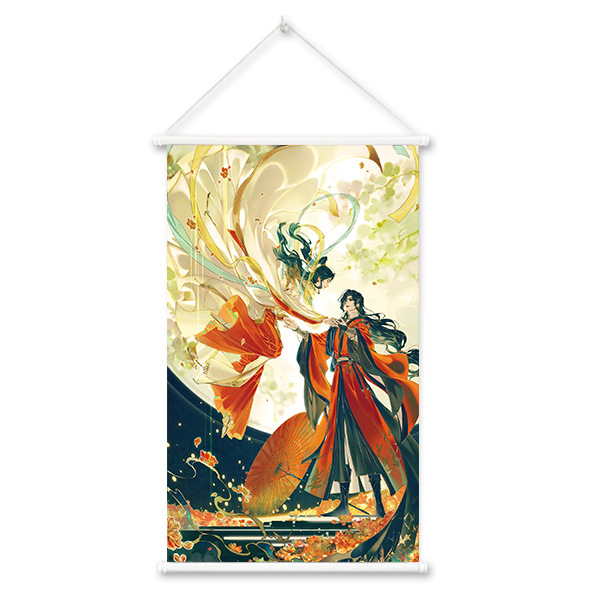 Picture of Shenzhen factory God blessing hanging painting wholesale comic exhibition peripheral scroll painting spray painting secondary yuan Anime Poster