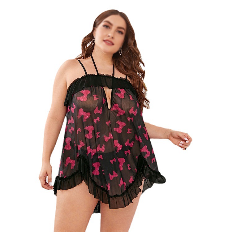 Foreign trade export large size sexy underwear floral strap sexy dress sexy underwear wholesale a generation of hair