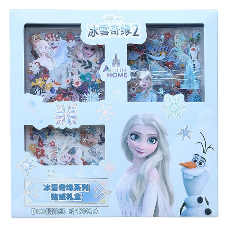 Hand Account stickers children frozen girl stickers Princess stickers goo card hand copy newspaper 100 pieces