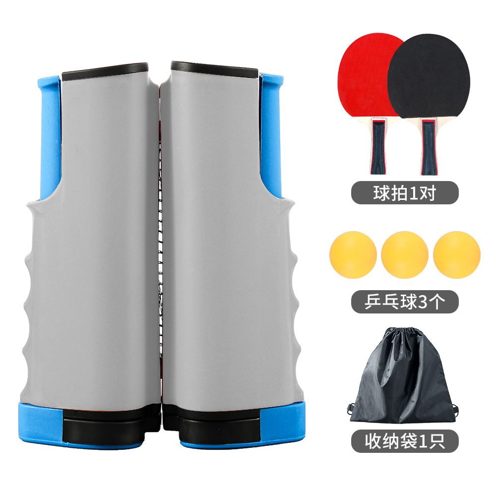 Picture of Table Tennis Net Rack Universal Standard Telescopic Portable Retractable Table Tennis Net Large Clip Sports Net Rack with Net