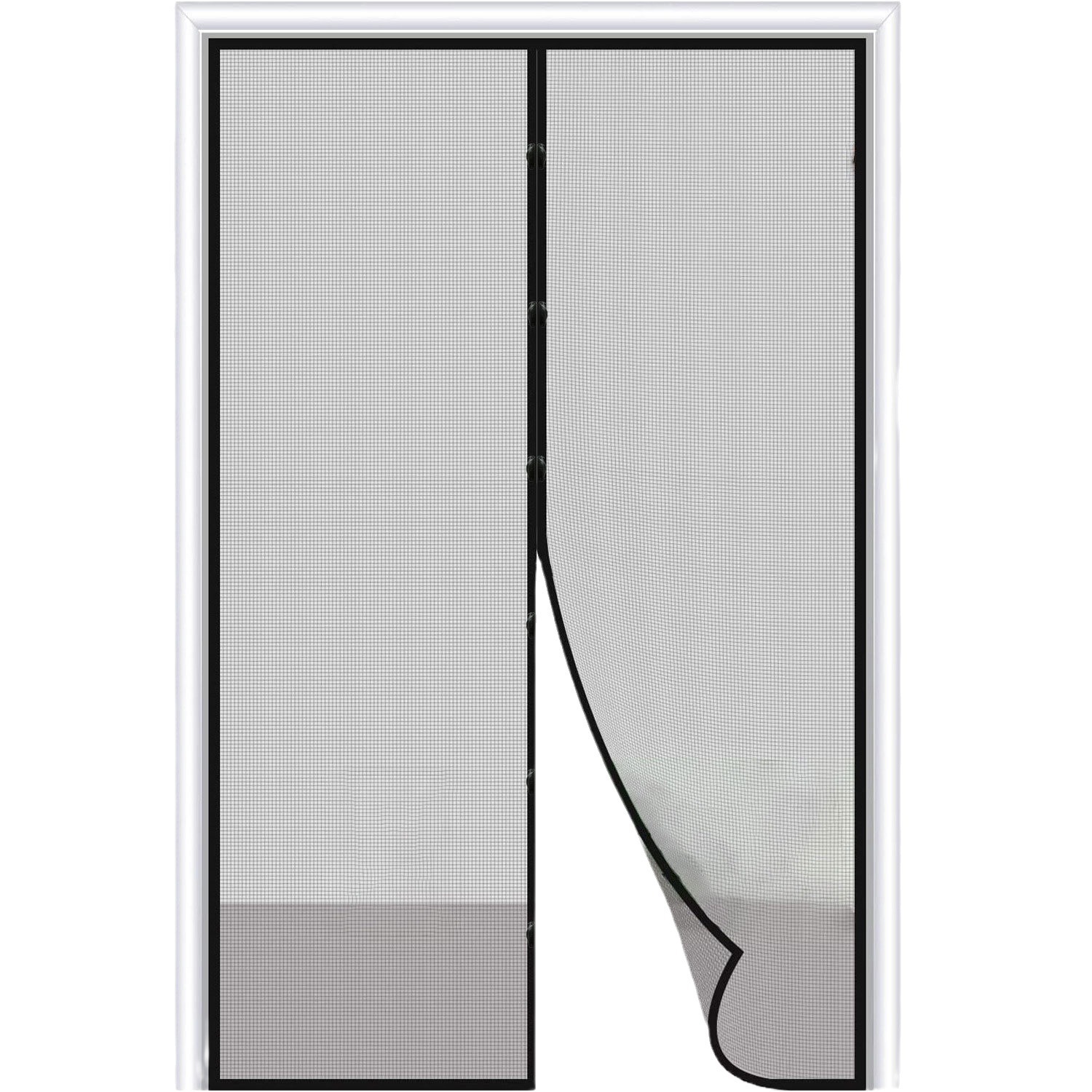 Picture of Magnetic Suction Door Curtain Magnetic Strip Anti-mosquito Door Curtain Magnetic Soft Yarn Door Curtain Anti-mosquito Yarn Door Curtain Anti-mosquito Door Curtain Kitchen Door Curtain