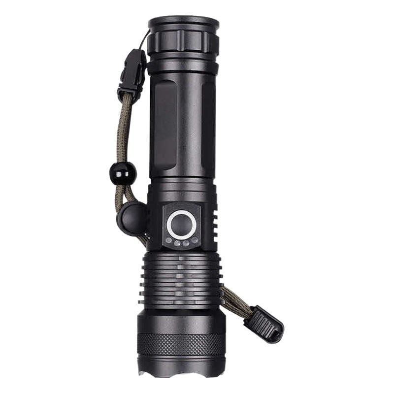 Manufacturer KC certified strong light flashlight in stock aluminum alloy rechargeable zoom strong light flashlight PSE certified outdoor
