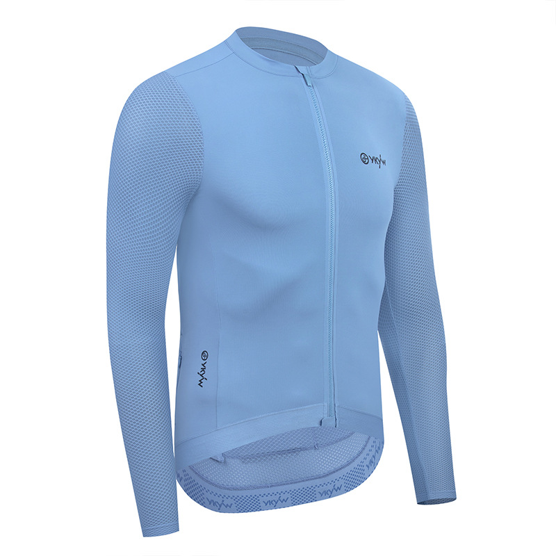 Picture of YKYW New Bicycle Sports Top Summer Hover Tight Breathable Sweat-wicking Men's Riding Clothes Long Sleeve