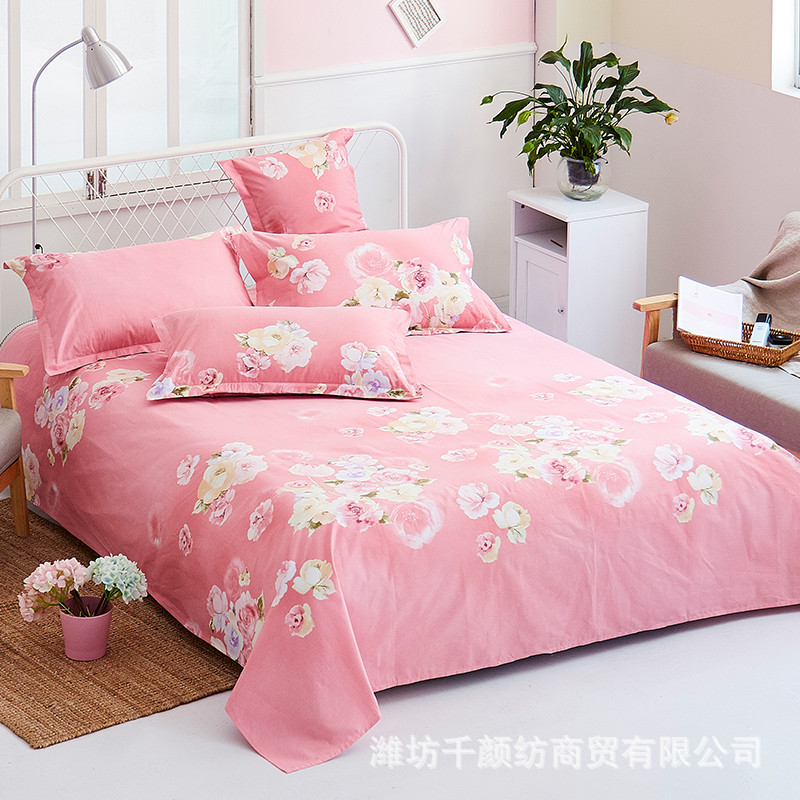 Picture of Factory Bed Sheets Thickened Scrub Bed Sheets Single Piece Student Dormitory Bed Sheets Scrub Bed Sheets for Single Bed