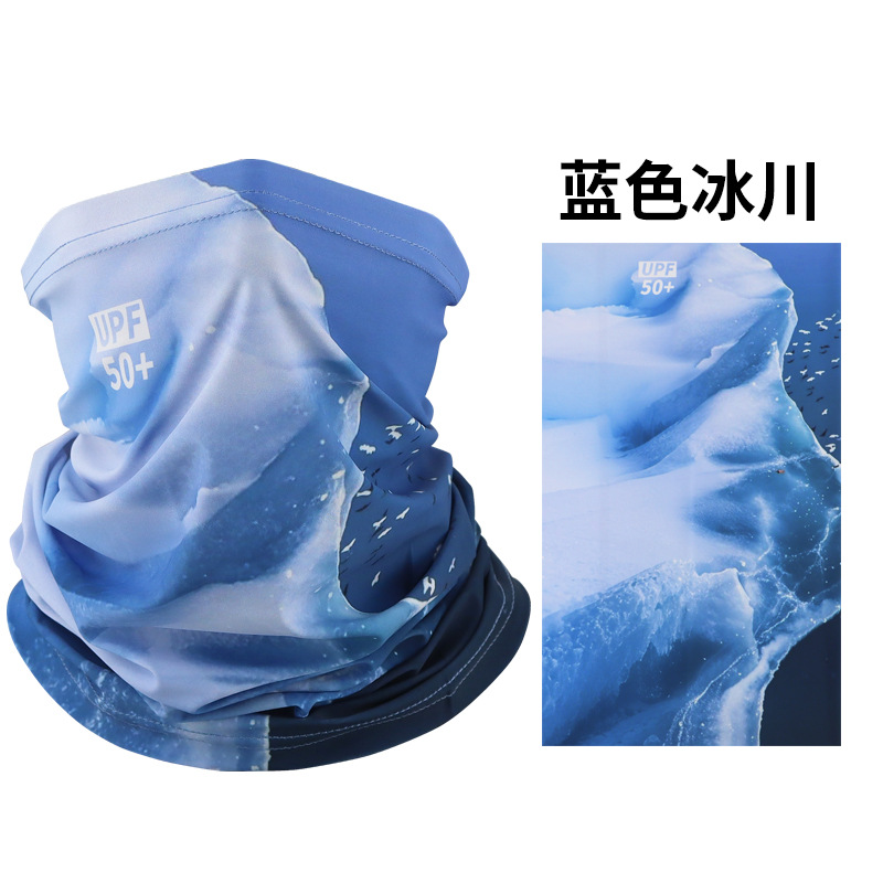 Picture of Sunscreen Mask Riding Sunscreen Collar Men's and Women's Fishing Ice Silk Magic Scarf Summer Scarf Thin Scarf